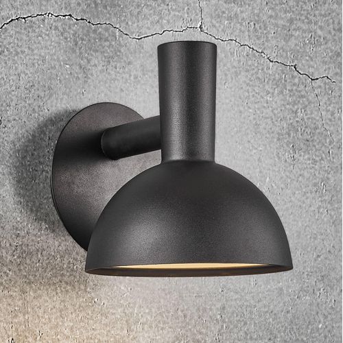 Außenwandleuchte Arki schwarz Ø 20 cm