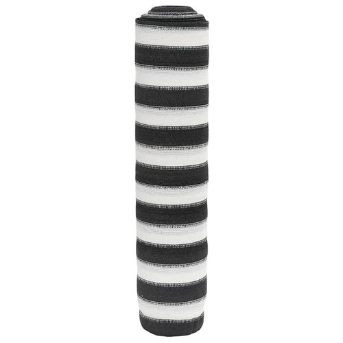 Zaunblende 1X10 M Hdpe 75 G/M² Anthrazit Und Weiß | Größe: 1.8 x 25 m (75 g)