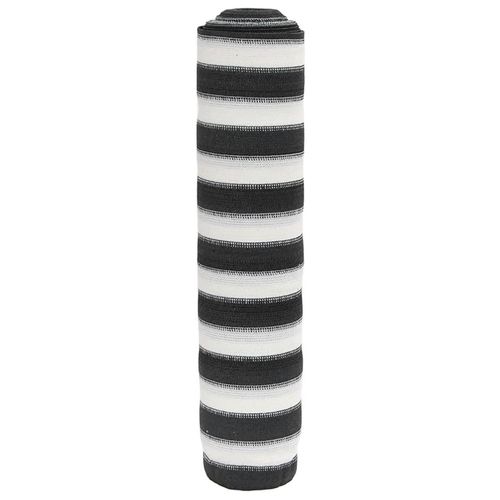 Zaunblende 1X10 M Hdpe 75 G/M² Anthrazit Und Weiß | Größe: 1.5 x 25 m (195 g)