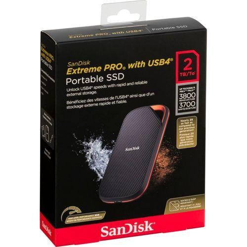 SanDisk Extreme Pro Portable SSD 2TB SDSSDE82-2T00-G25