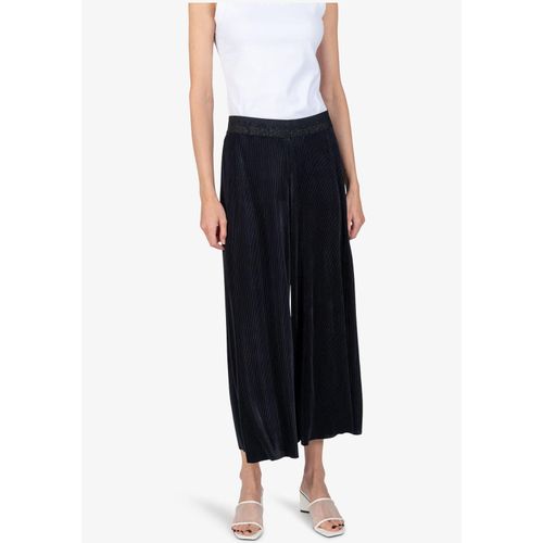 Culotte SPORTALM KITZBÜHEL, Damen, Gr. 40, N-Gr, blau (marine), Web, Obermaterial: 100% Polyester, unifarben, clean, modisch, bequem lang, Hosen, mit Logobündchen