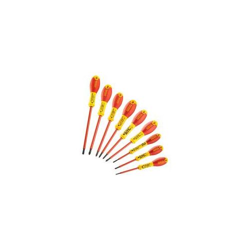 Schraubendreher-Set FATMAX, 10-teilig rot/gelb, Spannungsprüfer