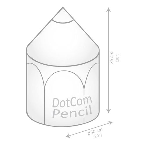 DotCom PENCIL Sitzhocker in Stiftform Pink