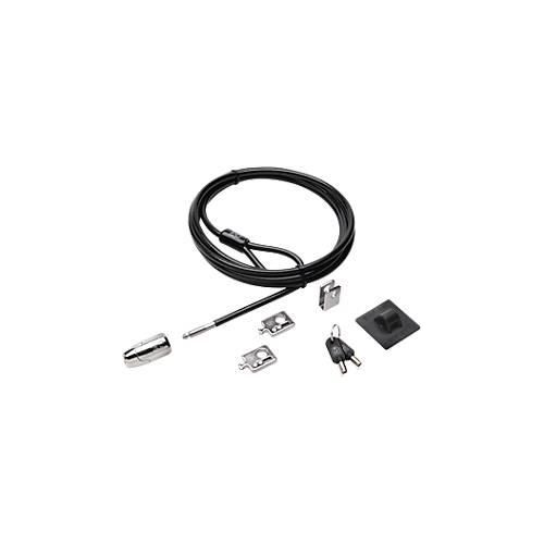 Desktop Sicherung Kensington Desktop & Peripherals Locking Kit 2.0, Diebstahlschutz, Schließknopf für Desktop-PCs, 2 Adapter & Kabelöse