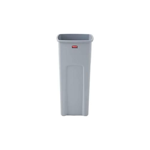 Rubbermaid Abfallbehälter Untouchable®, ohne Recycling-Logo, 87 Liter, grau