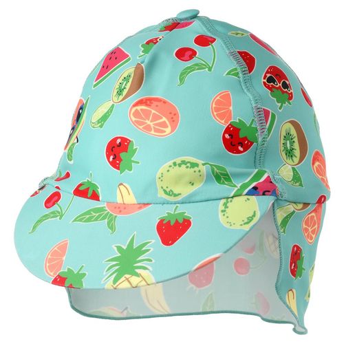 Kinder UV-Badekappe mit Allover-Print UPF60