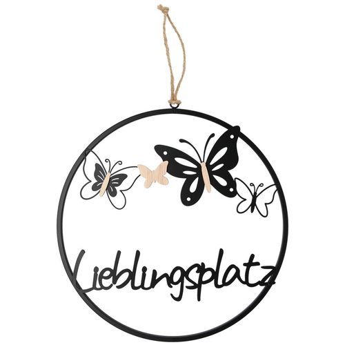 Metall-Wanddeko Lieblingsplatz
