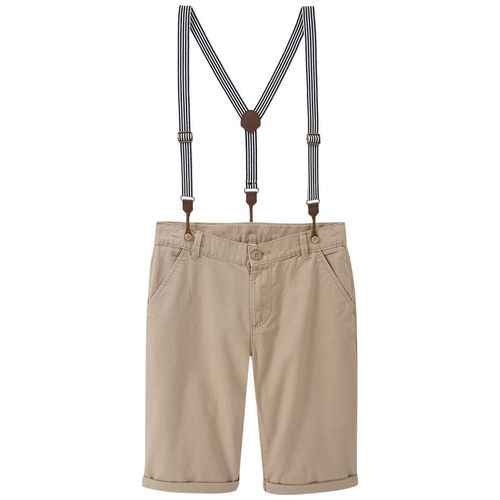 Jungen Chinoshorts mit Hosenträgern