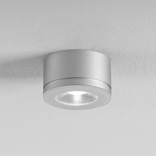 Egger DLS Downlight Newton, grau, 30°, 3.000 K Ø 6,3 cm IP54