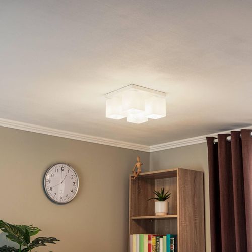 Deckenlampe Vega, Baldachin weiß