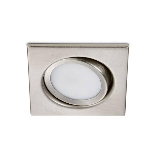Schwenkbarer LED-Einbaustrahler Rila, Nickel matt