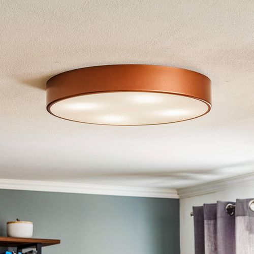 Deckenlampe Cleo 500, kupfer, Sensor, IP20, Ø 50 cm, Metall