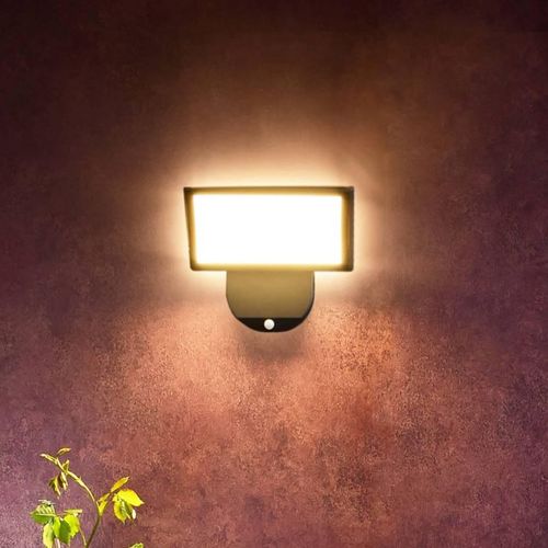 LED-Außenwandleuchte Alkes L mit Sensor, 30 cm