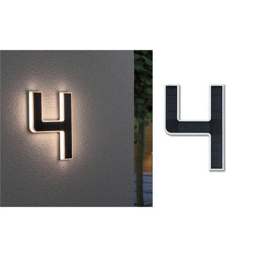 Paulmann LED-Solar-Hausnummer 4