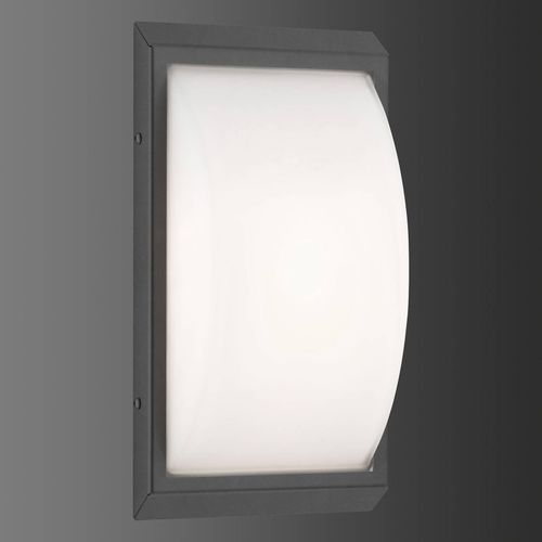 LED-Außenwandleuchte 053, Bewegungsmelder, graphit