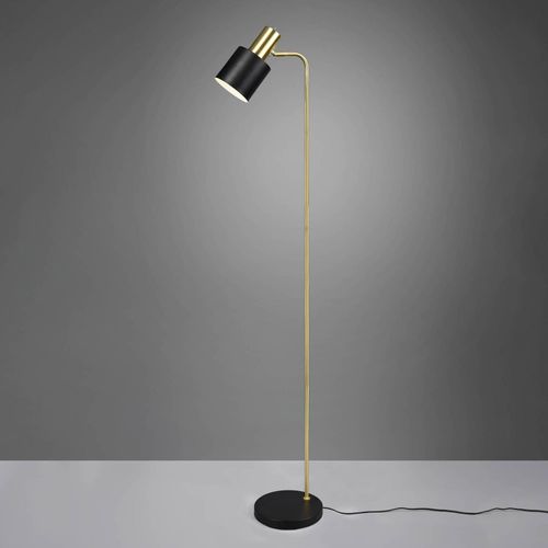Stehleuchte Adam, einflammig, schwarz/gold