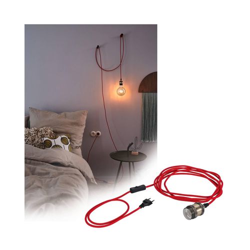 Paulmann Neordic Eldar Pendel mit Stecker rot