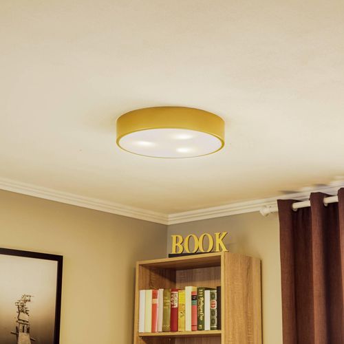 Deckenlampe Cleo 400, gold, Sensor, IP20, Ø 40 cm, Metall