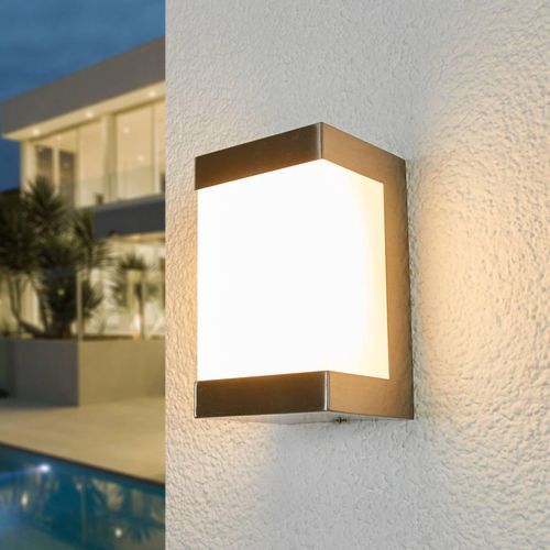 LED-Außenwandlampe Severina, Edelstahl