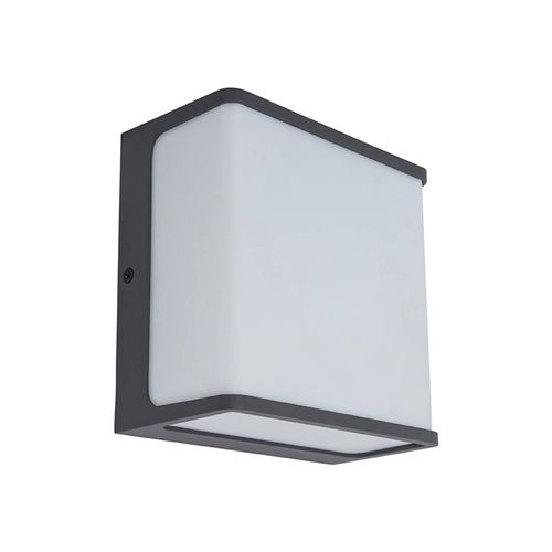 LED-Außenwandleuchte Doblo, Rechteck, 15cm, 4.000K