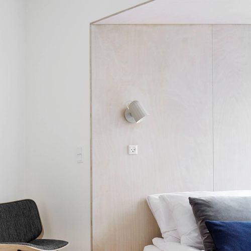 HAY Noc Wall Button LED-Wandleuchte, weiß
