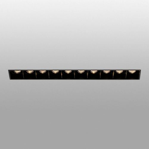 LED-Einbauleuchte Troop Trimless, 10-flammig