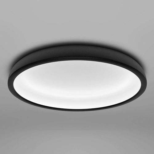 LED-Deckenleuchte Reflexio, Ø 46cm, schwarz