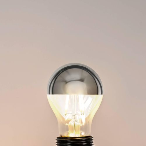 E27 3,5W LED-Kopfspiegellampe A60, 2700K silber