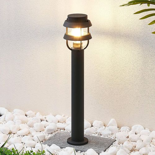 Lindby Pollerleuchte Alvaro, anthrazit, 60 cm, IP44, E27