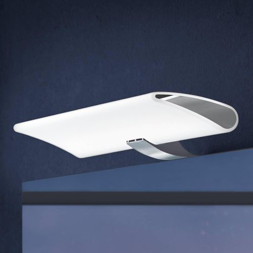 LED-Spiegelleuchte Miracle in Chrom, Breite 30 cm