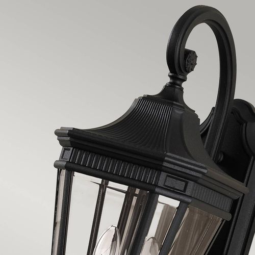 Außenwandleuchte Cotswold Lane schwarz Höhe 52,1cm