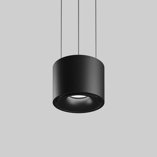 Egger DLS Hängelampe Clippo schwarz/schwarz Ø 10 cm DALI DTW