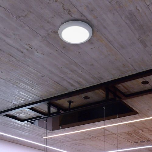 LED-Deckeneinbauleuchte Zaurak, weiß, rund Ø 30 cm