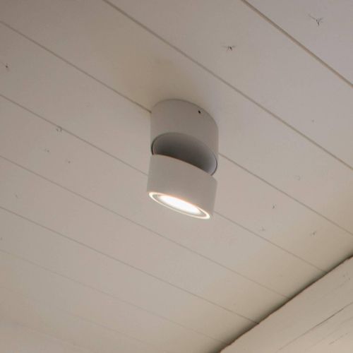 Egger DLS LED-Deckenspot Clippo, dim-to-warm, weiß