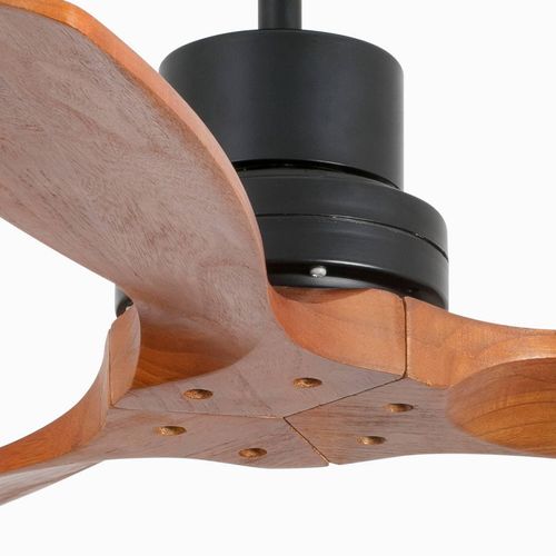 Deckenventilator Mini Lantau S, schwarz/walnuss