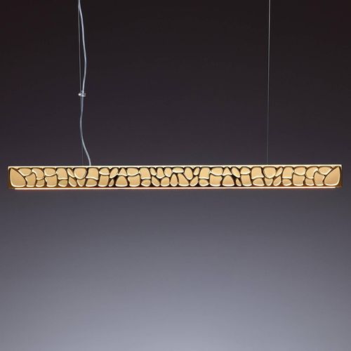 TECNOLUMEN Theia Pendelleuchte mit Dimmer, gold