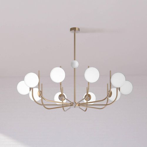 Maytoni Hängelampe Rendez-vous messingfarben Ø 116 cm 10-flg