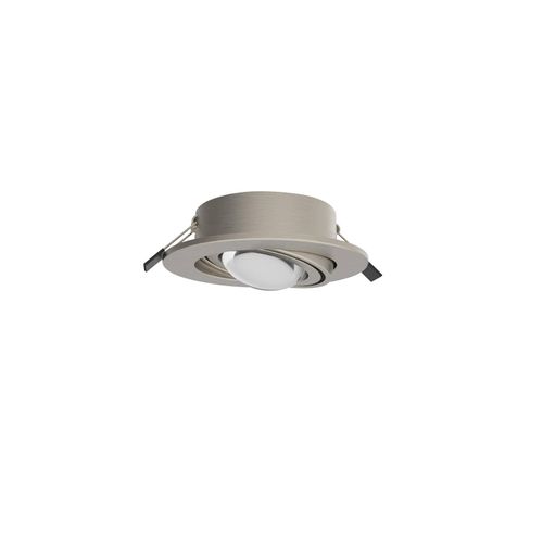 MEGATRON LED-Einbaustrahler Planex Powerlens, 4,8 W, nickel