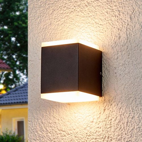 Außenwandleuchte Sarah mit LEDs und Diffusor