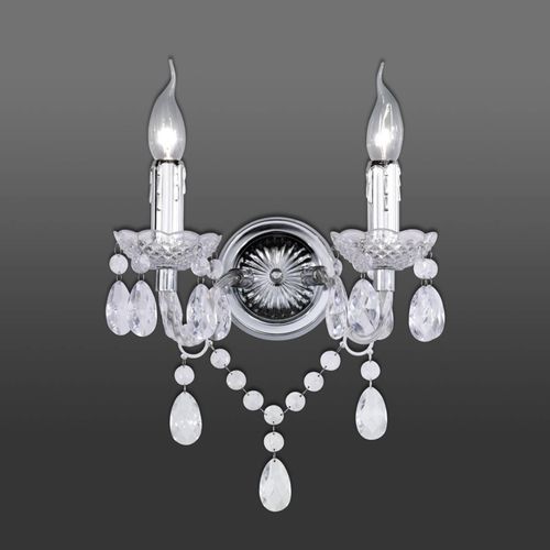 Wandleuchte Perdita transparent