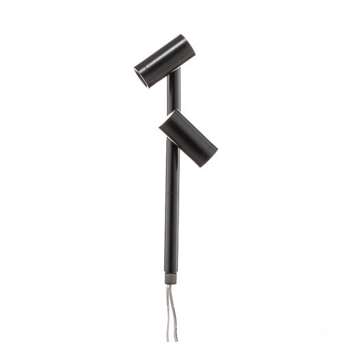 LED Duo Spot 2x3 W ww 170 mm schwarz