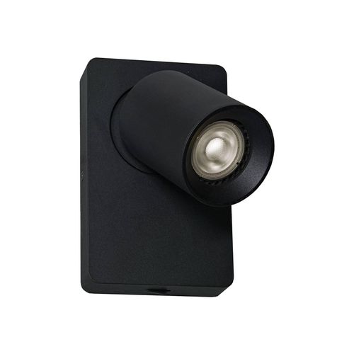 Wandstrahler Steven, Schalter, schwenkbar, schwarz