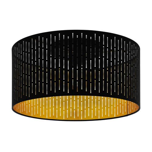Deckenlampe Varillas in Schwarz/Gold
