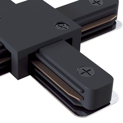 X-Verbinder Track, 1-Phasen-Schiene, schwarz