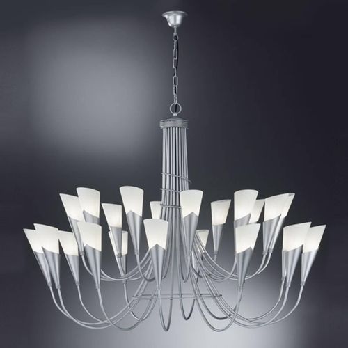 Kronleuchter CAMPAGNOLA 24-flammig silber