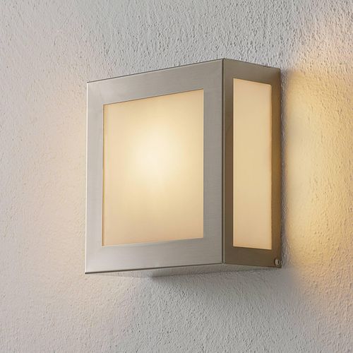 Sensor-Außenwandlampe Aqua Legendo Mini, edelstahl