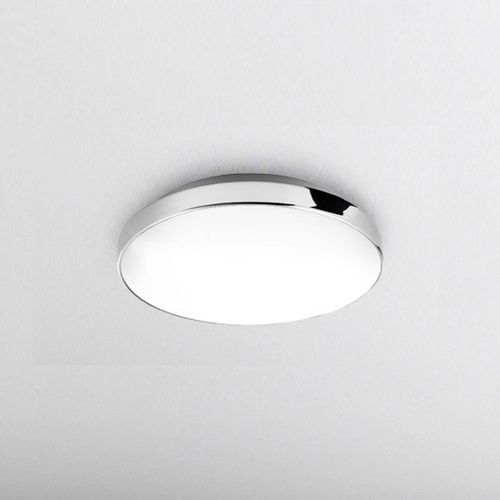 LED-Deckenlampe Malbona, Chromrahmen, Ø 28,5 cm