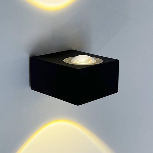 LED-Außenwandleuchte Helsinki, schwarz