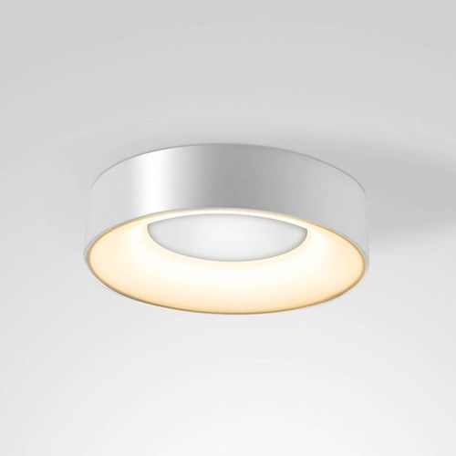 LED-Deckenleuchte Sauro, Ø 30 cm, silber