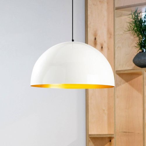 Hängeleuchte Berceste 234-S Ø50cm weiß/gold